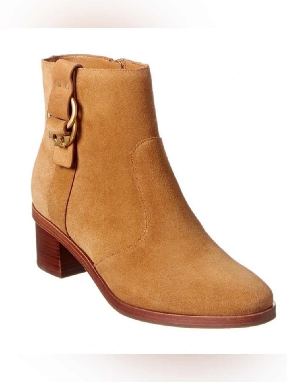 Tory Burch Marsden Bootie Tan Suede